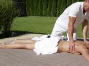 Relaxxxed - Erotic outdoor massage and fuck with Czech babe