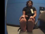 wide flat stinky big ebony soles