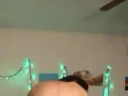 Girl rides dildo like a PRO