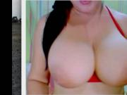 Hot Webcam Girl with Massive Tits