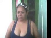 Busty Lady Showing Pussy