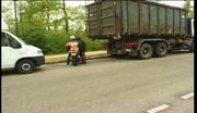 French chick finishes biker off after blowjob