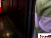 Straight guy fooled into gay blowjob by gloryhole girl