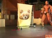 Dancers showing ladies swinging dick