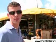 Gay hunts the streets to find cute twink