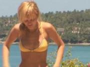 Three chicks having fun on vacation