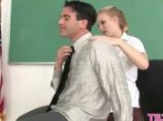 Teacher shafts student