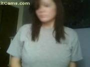 Hot amateur shows big boobs on webcam for boyfriend
