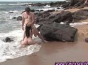 Real aussie slut sucks dick