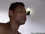 Black homo licks his black bf cock and balls