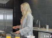 Join this blond for a breakfast