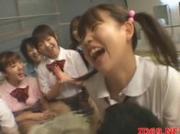 Japanese AV Model has her pussy licked