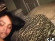 Girl plays with two dicks