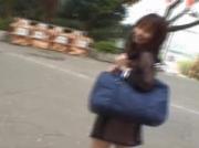 Free jav of Mikan Cute Asian student flashes her way through town 2 by JPfl