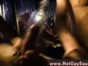 Gay hot sauna group domination