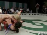 Pretty sexy girl knox suspended, dog play, bondage