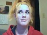 Cute Redhead On Webcam