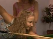 Lesbo revenge on the billiards