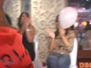 Dancers showing ladies swinging dick