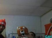 Gay kinksters fight and fuck