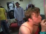 Merry gay pals arrange a romp