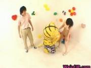 Asian girl is showing off on television show 5 by WeirdJP