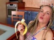 blonde copulate with bananas