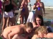 Horny college lesbian teens eat minge
