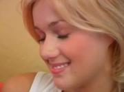 blonde making happy time with vibrator