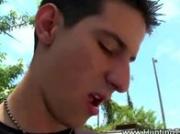 White guy being spoiled by ebony