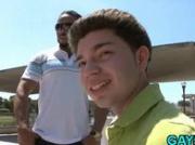 Horny gym boy gets fucked