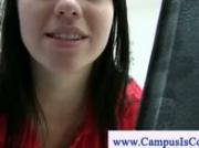 College teen masturbating and filming it