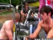 Straight teens get soapy and naked