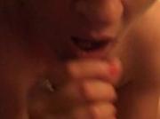 Eating some cum