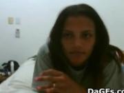 My Dominican ex girlfriend on webcam