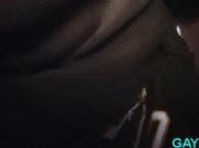 Put on his knees&throat-fucked