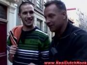 Real dutch hooker gives man a blowjob in reality red light sex