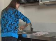 titty russian teenager playing with cunt