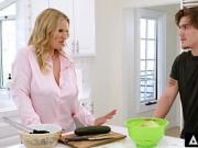 MOMMY'S BOY - MILF Rachael Cavalli Is OBSESSED About Stepson's Dick After He Dropped His Towel