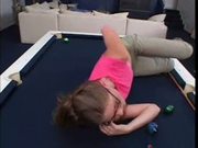 Aurora snow fucked hard on the pool table