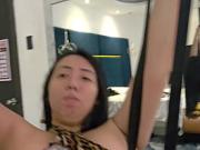 I fuck my new Chinese stepmother in a cheap hotel