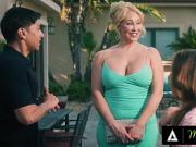 MOMMY'S BOY - MILF Penny Barber CAUGHT BFF Fucking Her Stepson & JOINS IN! BUSTY STEPMOM GROUP SEX!