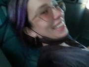 Blowjob and fucking with creampie in public service bus - BlakeProductions