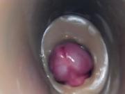 Internal camera fuck in pussy big pulsating cumshot