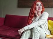 Innocent Big Tits Redhead Latina Teen RAMMED at Amateur Casting