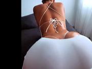 That dress looks better on you now! Oily, soaking wet, and well-fucked!