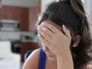 Stepsis keeps studying even when fucked by stepbro
