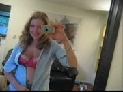 Busty girl next door andy lynn takes picture of herself in t