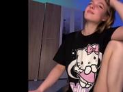 Fingering virgin pussy at the first time