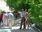 Horny Valerie Shows Her Ass And Pussy In Public